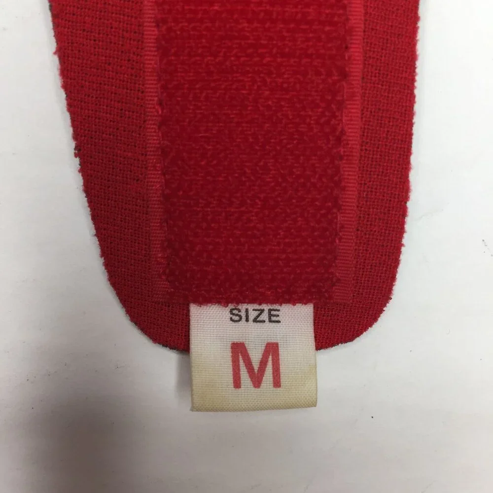 Vintage 80s Adult Red Neoprene Ski Face Mask Snowboard Snow Size Medium